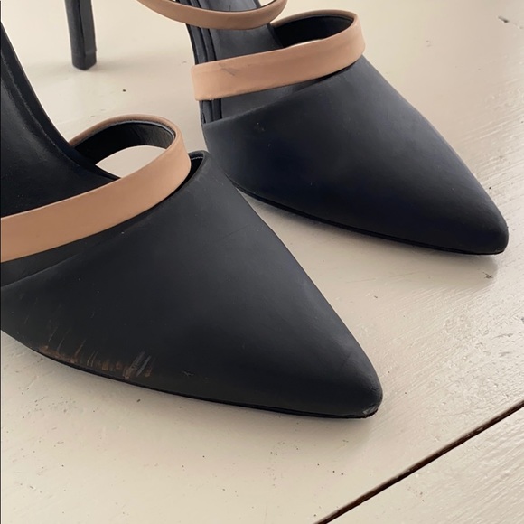 Tibi heel black and tan worn 3 times super cute - Picture 5 of 8